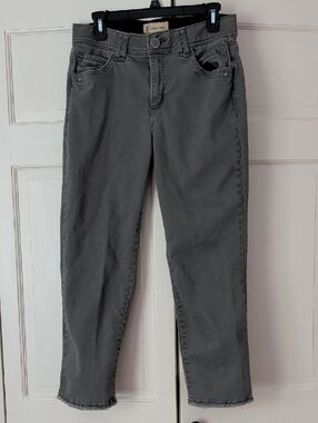 Democracy Gray Straight-Leg Jeans
